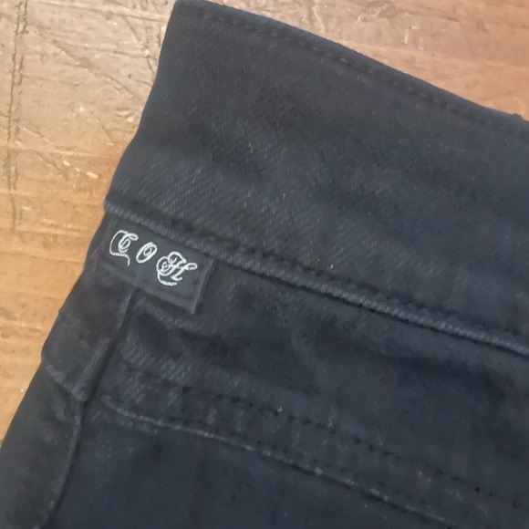 Citizens of Humanity Black Havana Pencil Skirt Denim Short Mini Skirt - Picture 8 of 14